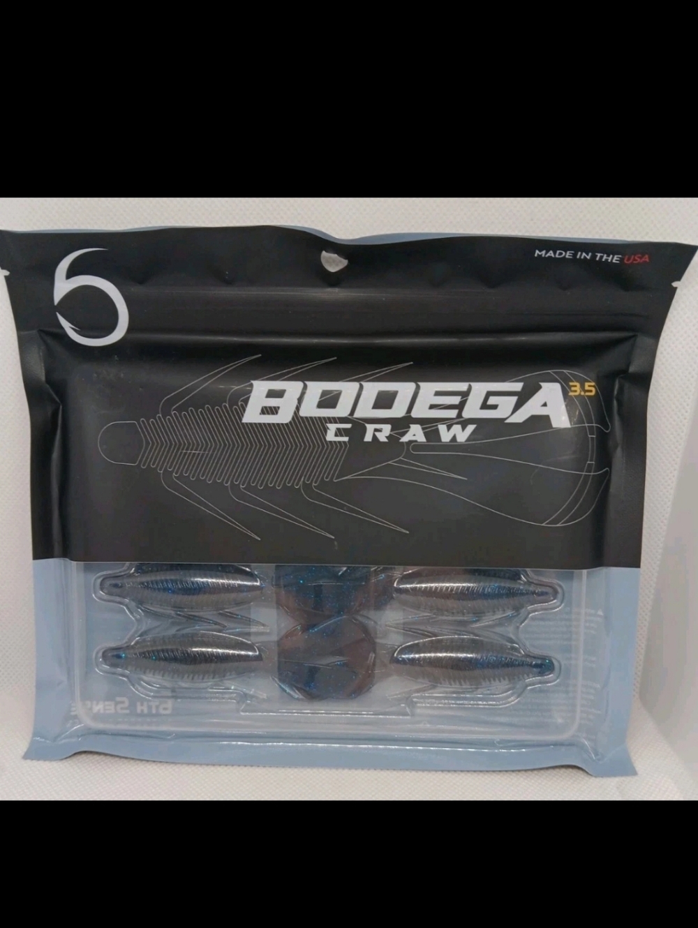 6th Sense Bodega Craw 3.5 8pk Exclusive Color Fishing Plastics NIP